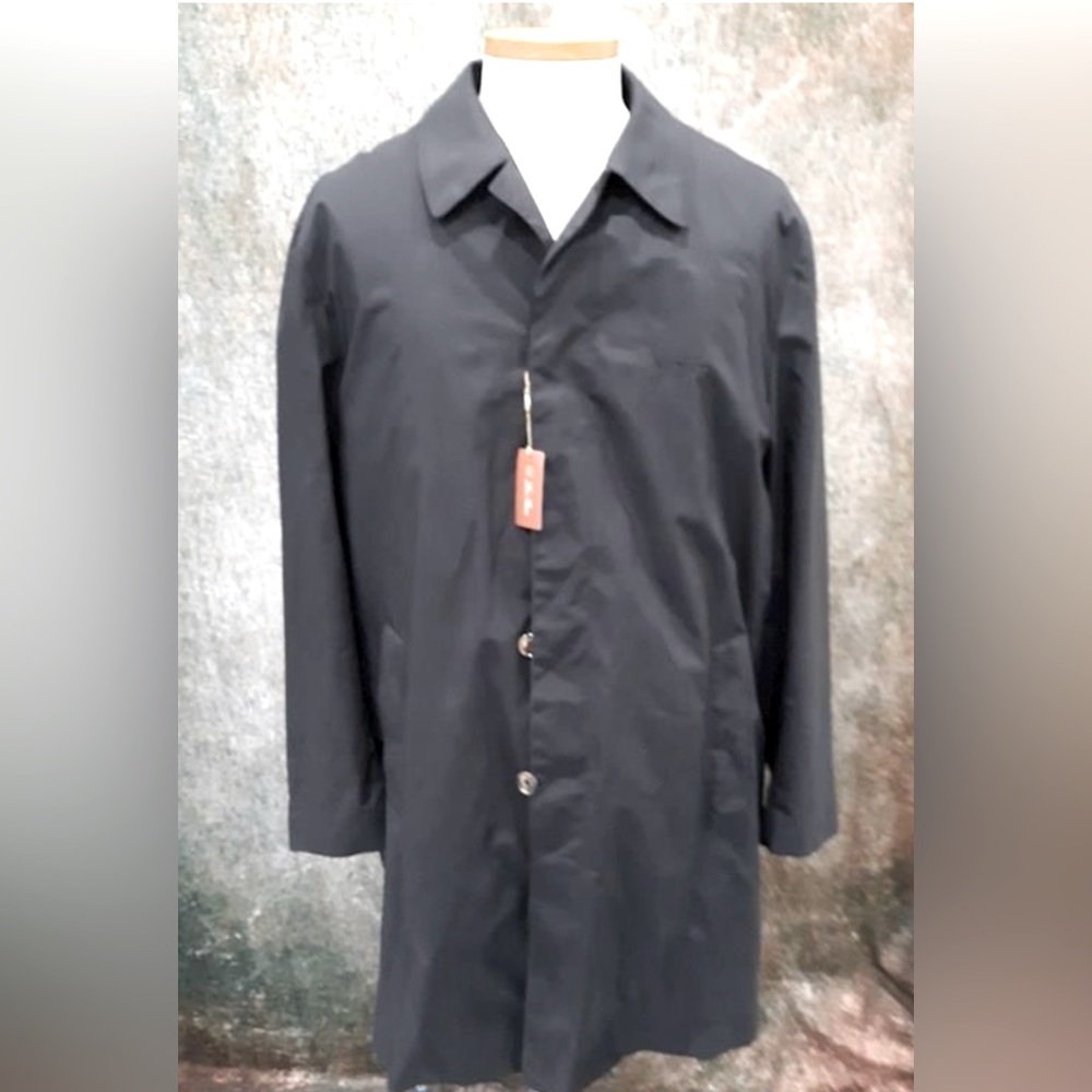 NWT Loro Piana x NetJets Limited Edition Black XXL Raincoat. Never Worn!